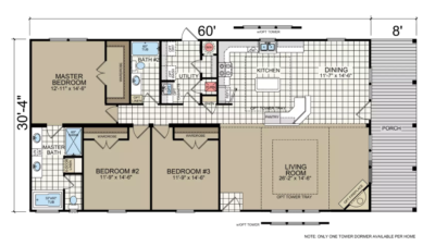 Pine Mountain Cabin - Champion Homes -Texas Manufactured Modular Homes